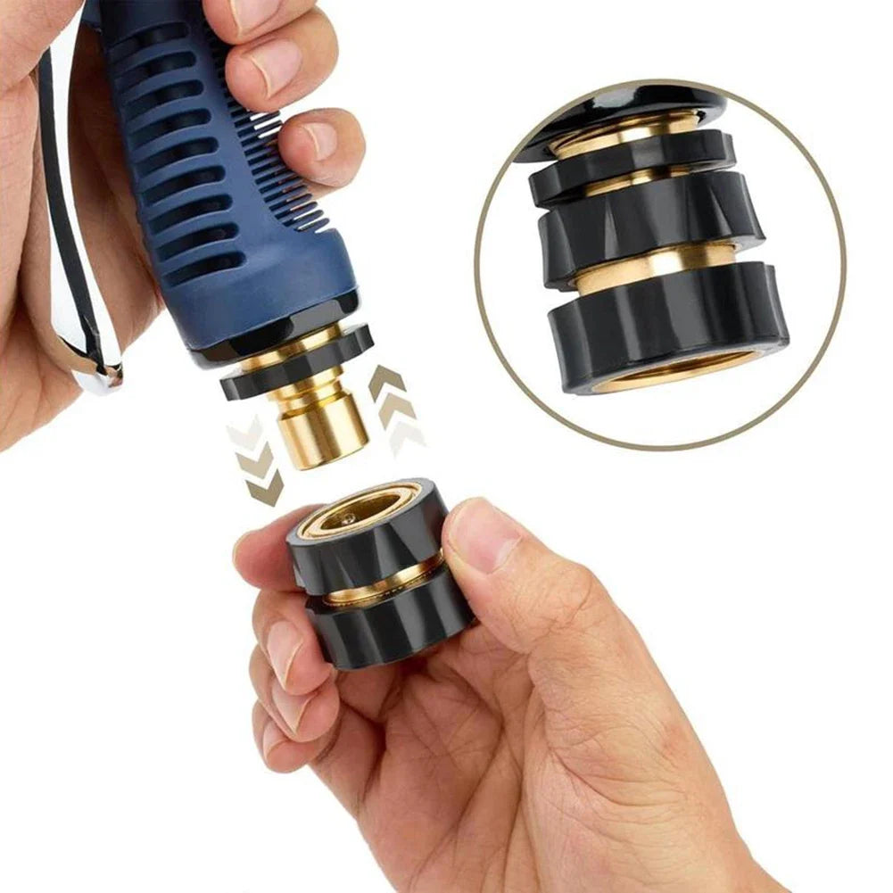 4-Piece 3/4" Garden Hose Quick Connect Adapter Set | No-Leak