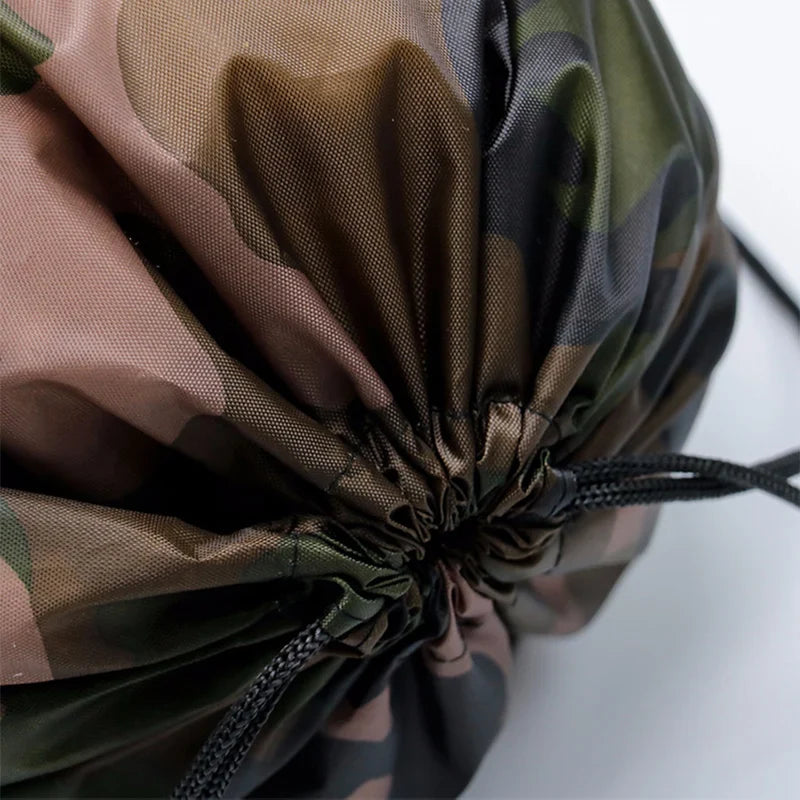 Lightweight Polyester Drawstring Backpack – Gym & Travel Bag