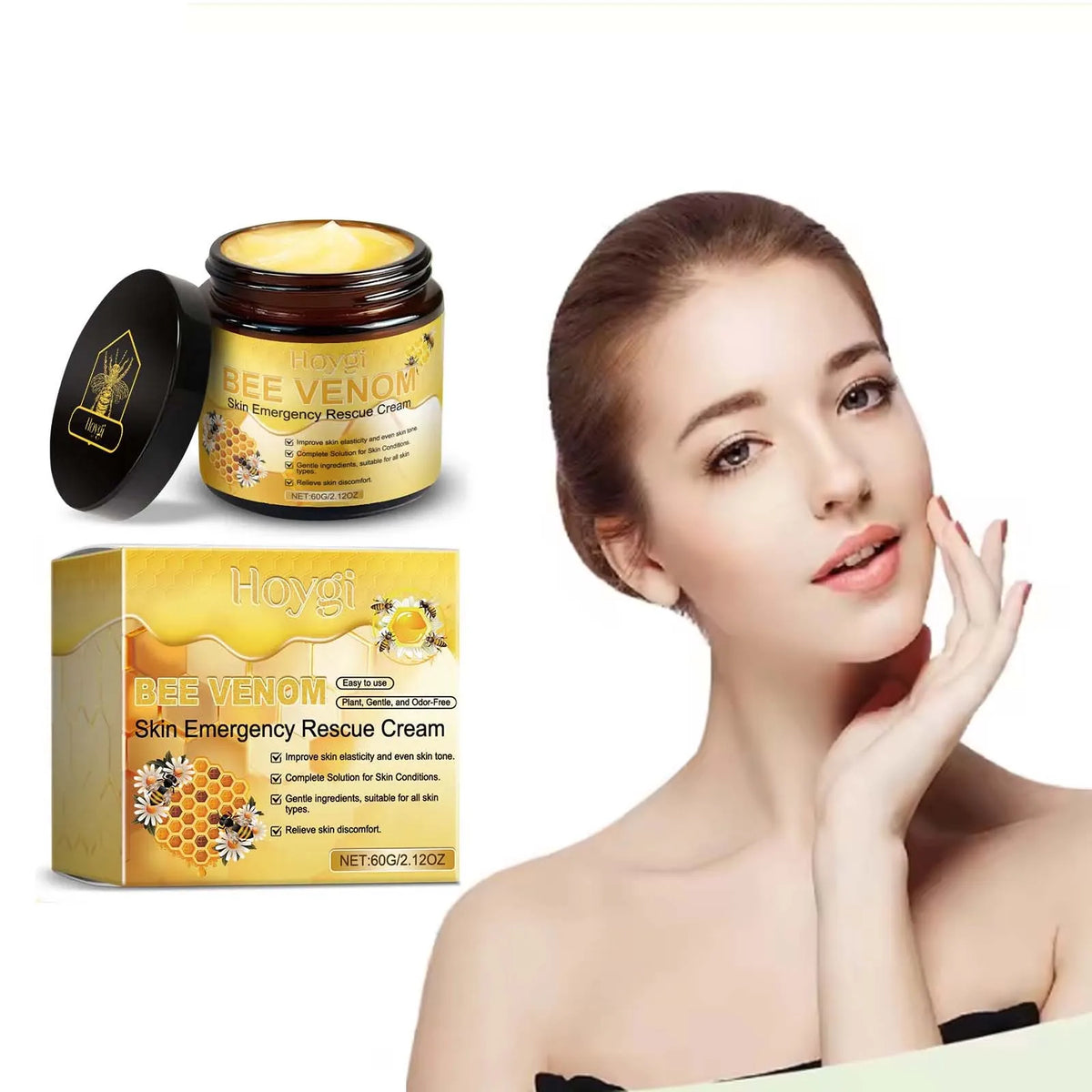 Hoygi Bee Venom Face Cream – Firming, Lifting & Skin Repair
