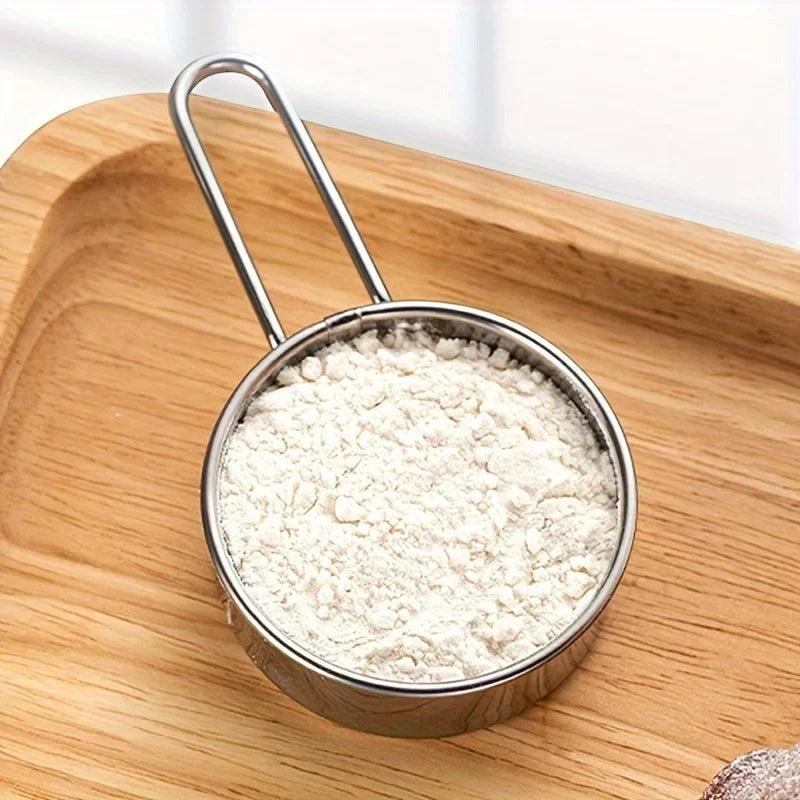 304 Stainless Steel Mini Flour Sifter | 40-Mesh Baking Sieve