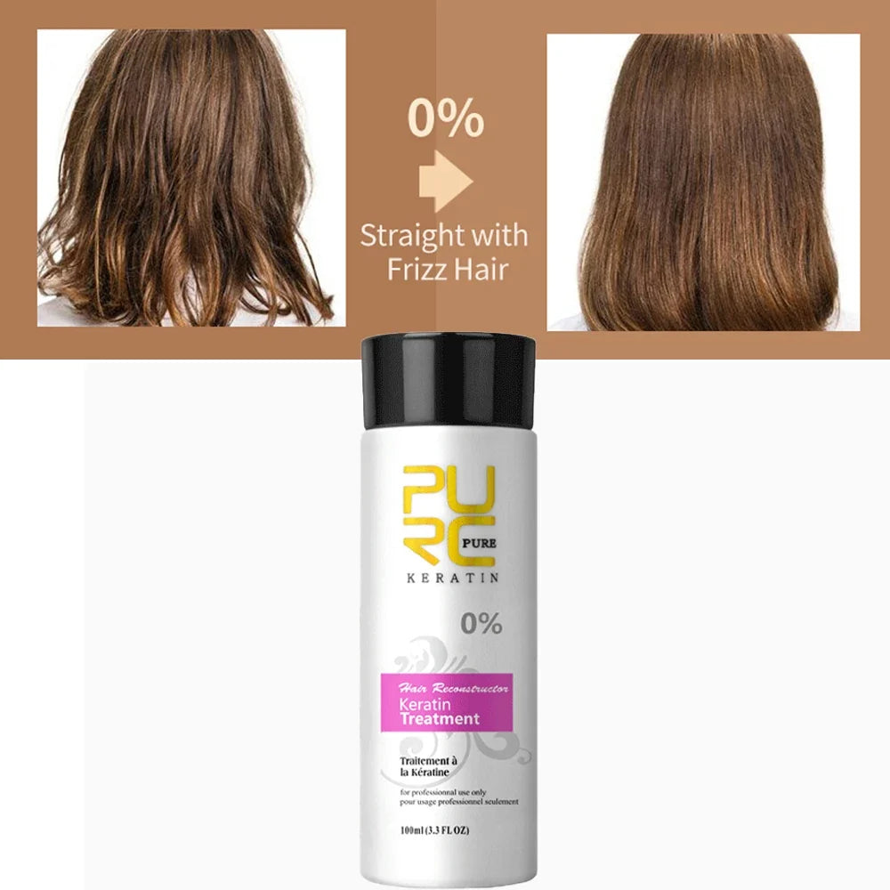 PURC Brazilian Keratin Hair Treatment – Smooth & Repair 100ml