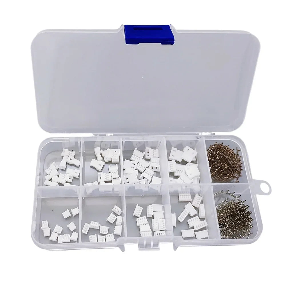40sets Box JST 1 25 Male Female Connector Aerial Docking 2 3 4 5Pin