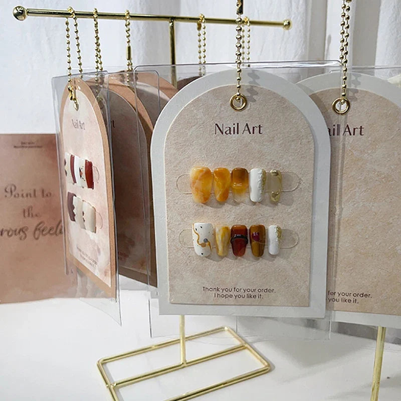 Nail Art Display Stand, Cards & Dustproof Storage Bags