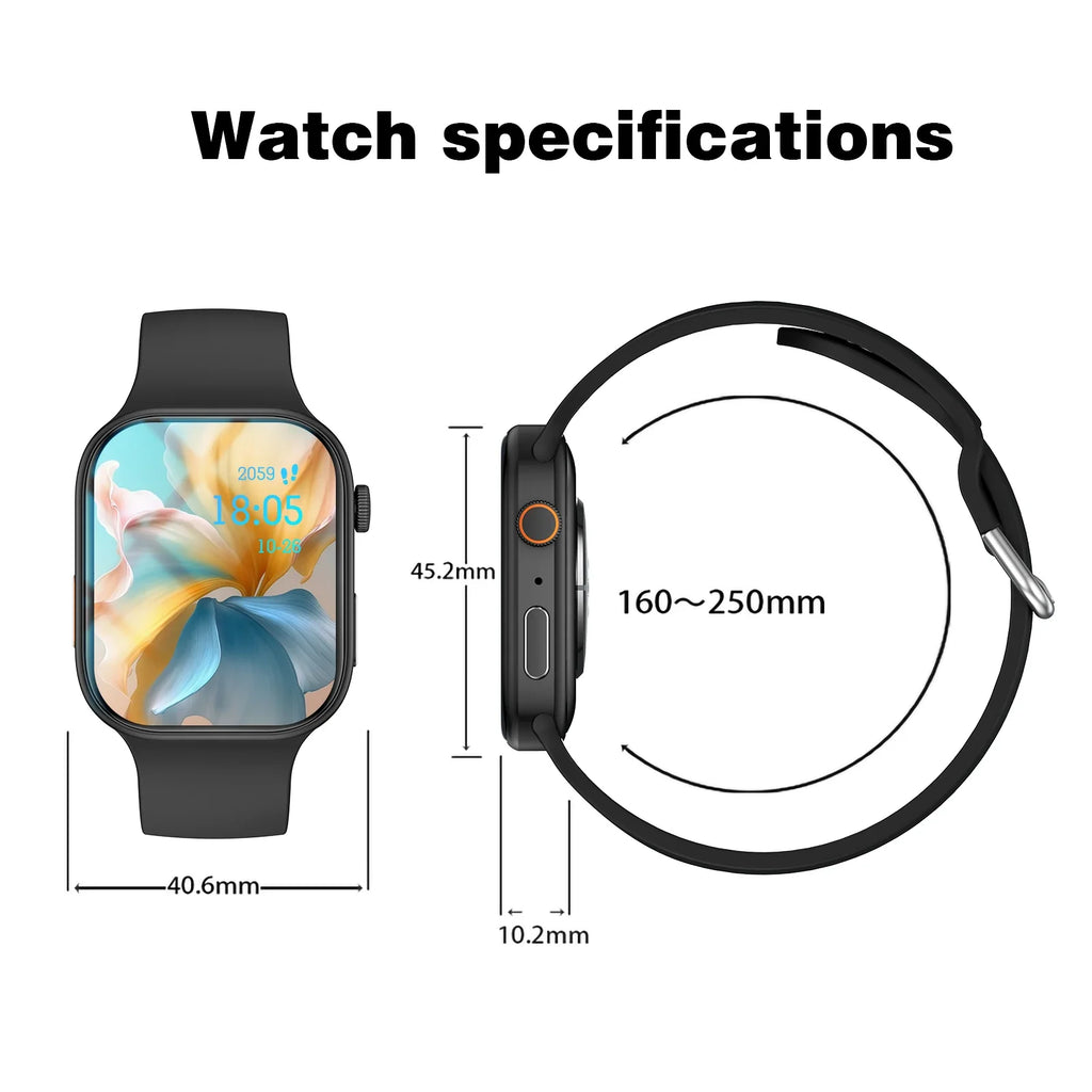 LOMAXFR 2.02" HD Smartwatch | BT Calling & Sports Tracking
