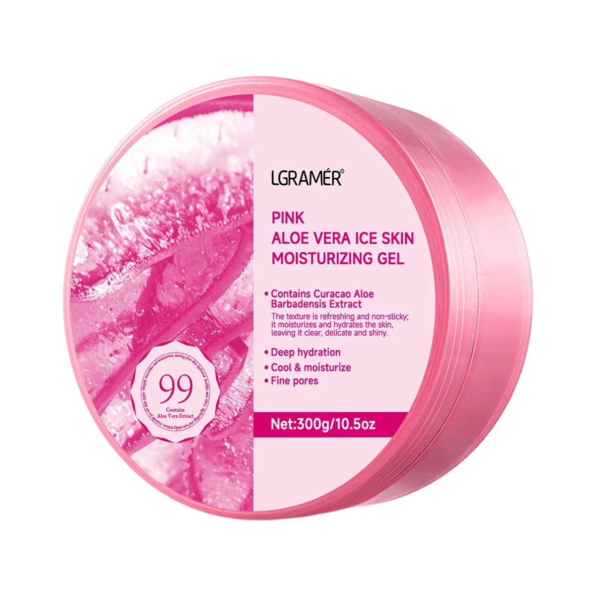 REAROYA Aloe Vera Gel Cream – Acne, Moisturizer & Sun Repair