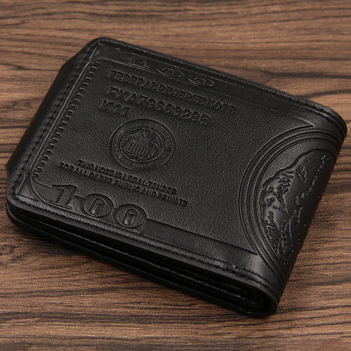 Men's Vintage Folding Mini Wallet – Retro Slim PU Card Holder