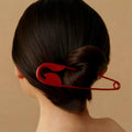 Safety Pin Metal Hair Claw Clip Barrette | Women & Girls