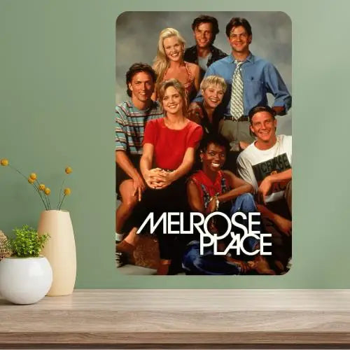 Melrose Place TV Show Metal Poster Sign | Retro Aluminum Wall Art
