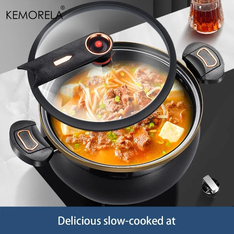 KEMORELA 7L Non-Stick Soup Pot 26cm – Induction & Gas Stove