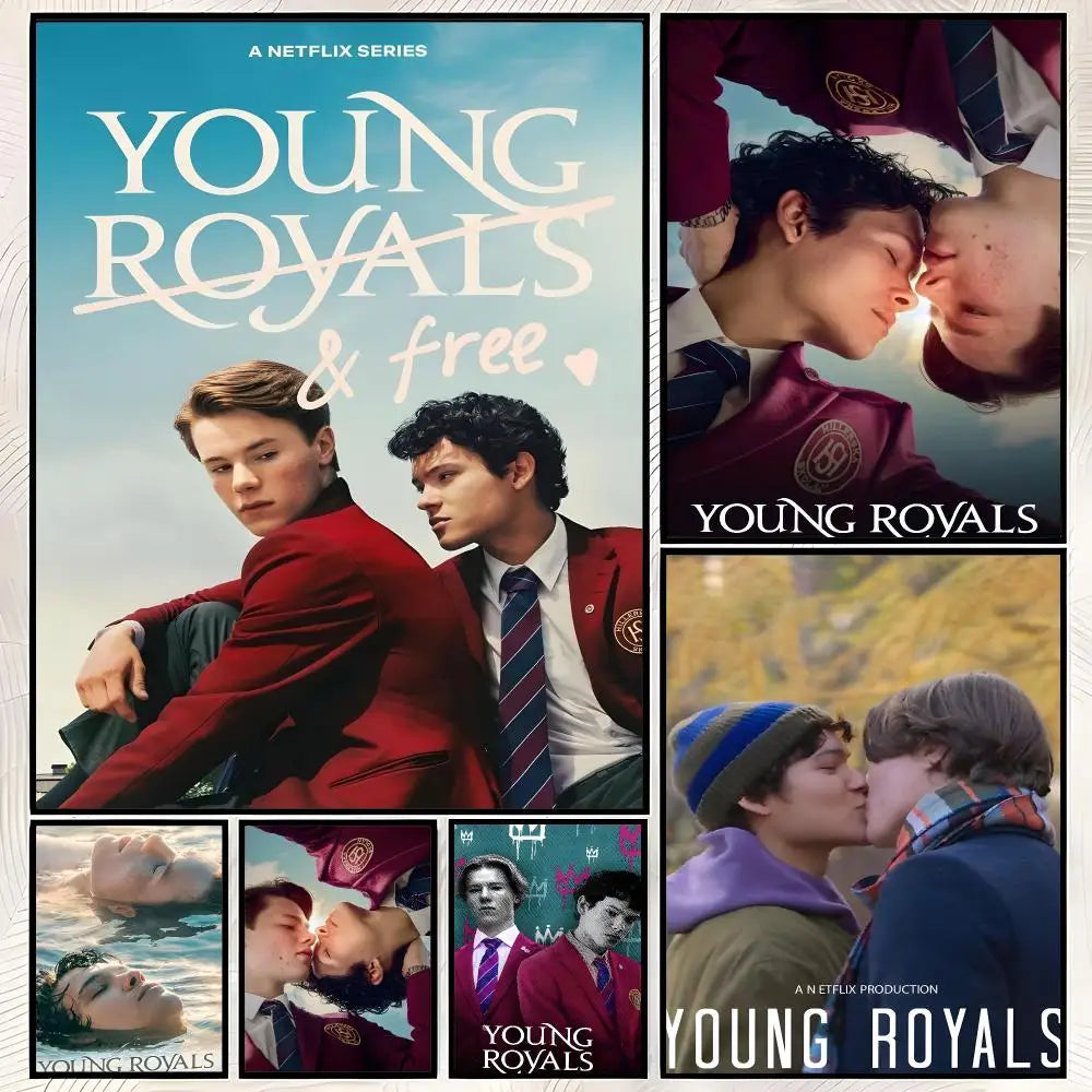 Young Royals Self-Stick Wall Poster – HD Waterproof Wall Art