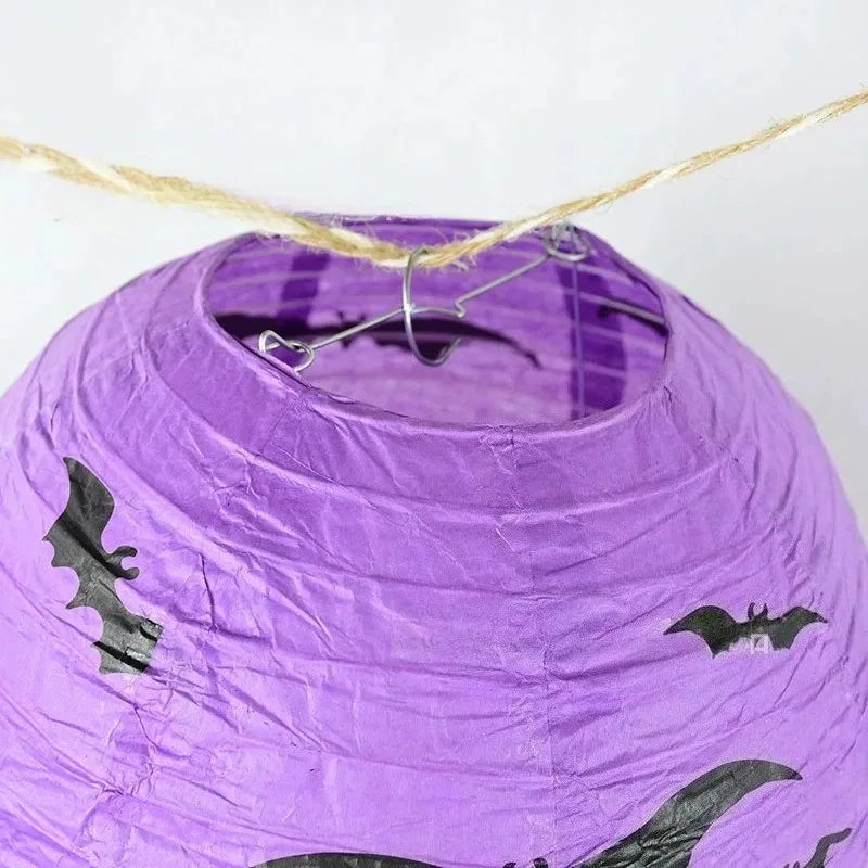 Halloween Paper Lanterns Party Decoration Pumpkin Lantern Spider Bat