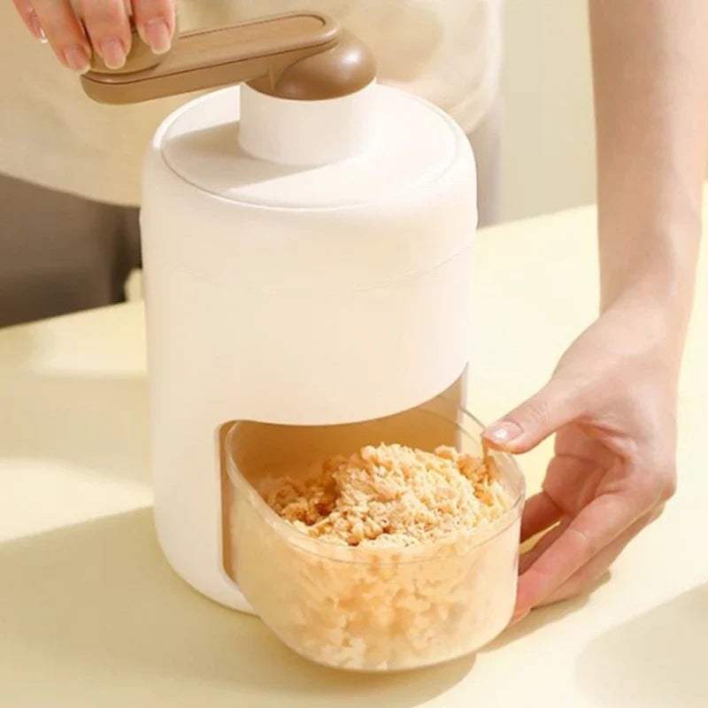 Hand Crank Shaved Ice Maker – Snow Cone & Slushy Machine