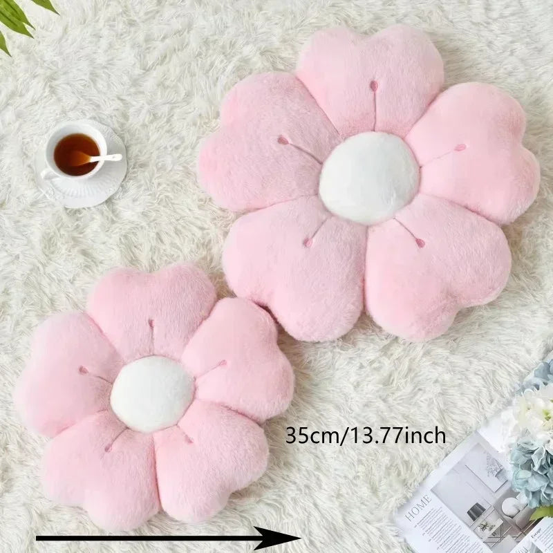 Sunflower Pillow Daisy Seat Cushion Flower Mat Office Plush Toy