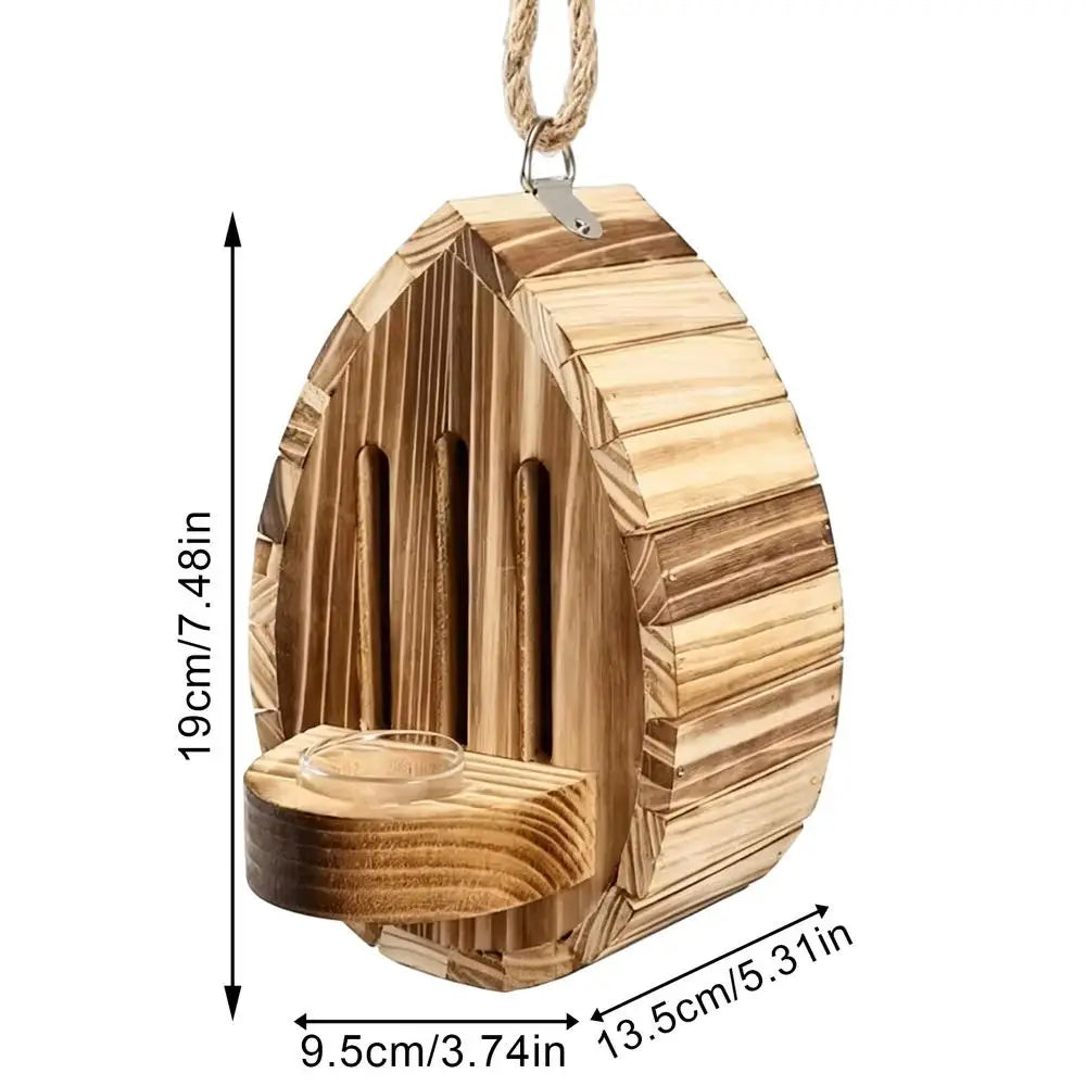 Wooden Teardrop Butterfly House | Outdoor Garden Decor