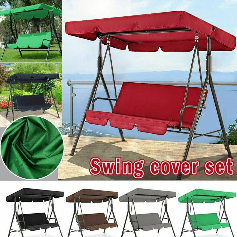 3-Seater Swing Seat Canopy Cover – Waterproof Garden Chair