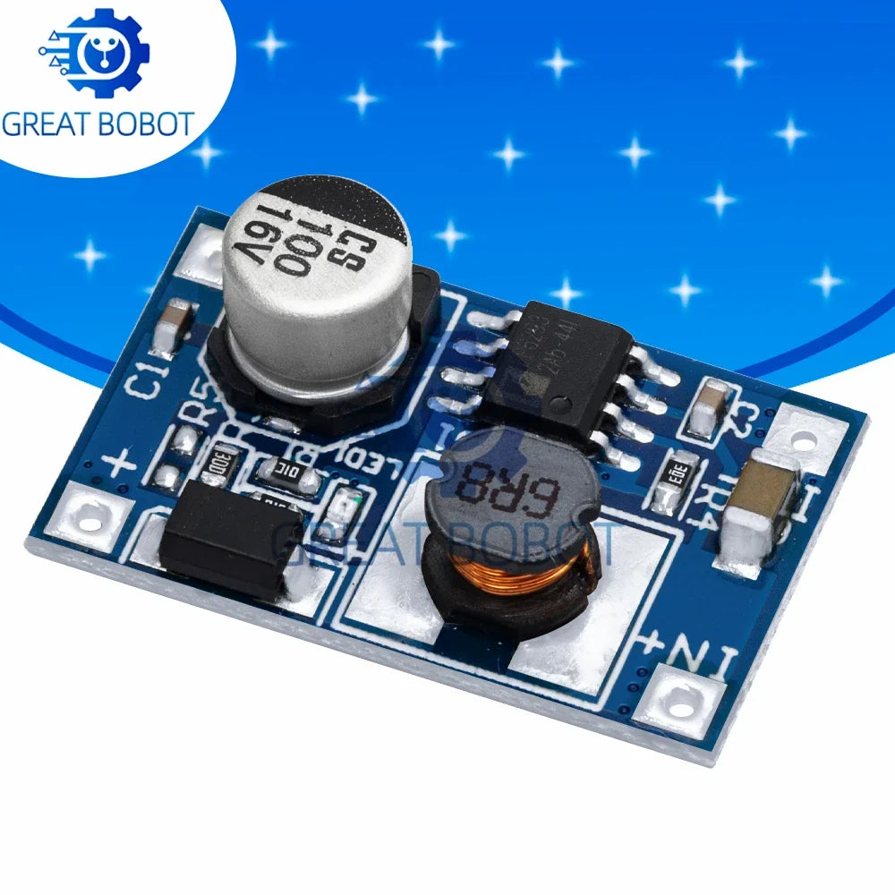 8W DC-DC Boost Converter 3V–6V to 12V 3A USB Power Module