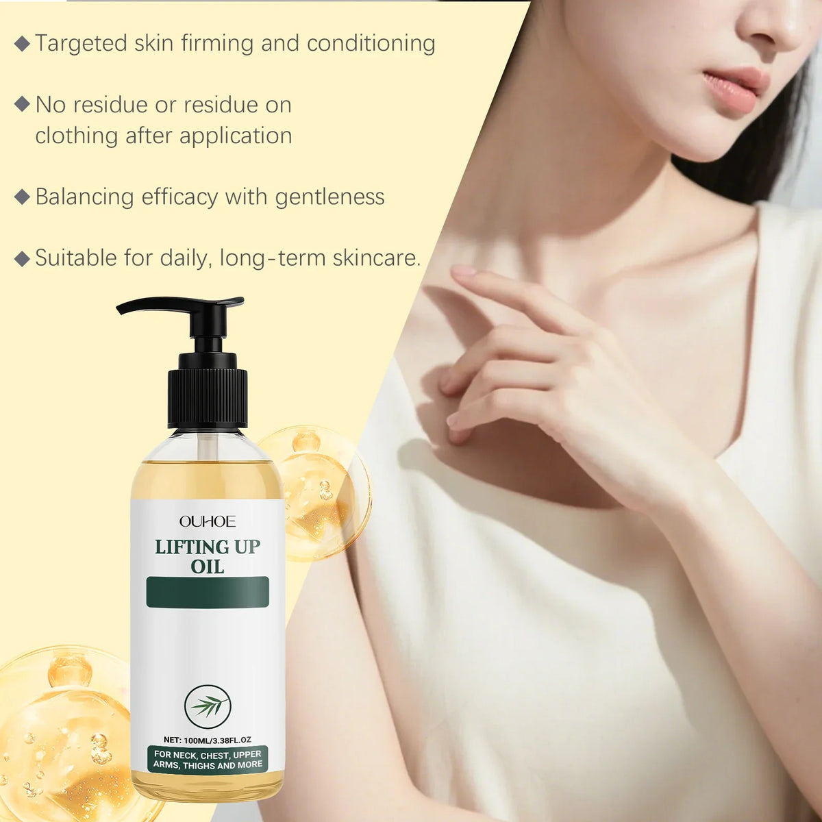 OceAura Collagen Firming Body Oil | Deep Hydration 100ml