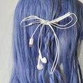 Y2K Headphone Bow Hair Clip | Punk Style for Women & Girls