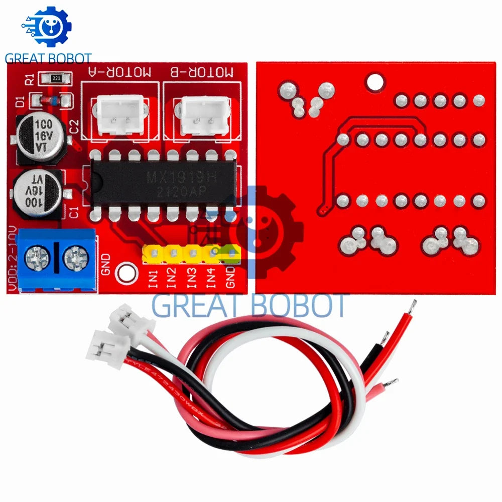 MX1919 2.5A Dual H-Bridge DC Motor Driver Module for Arduino