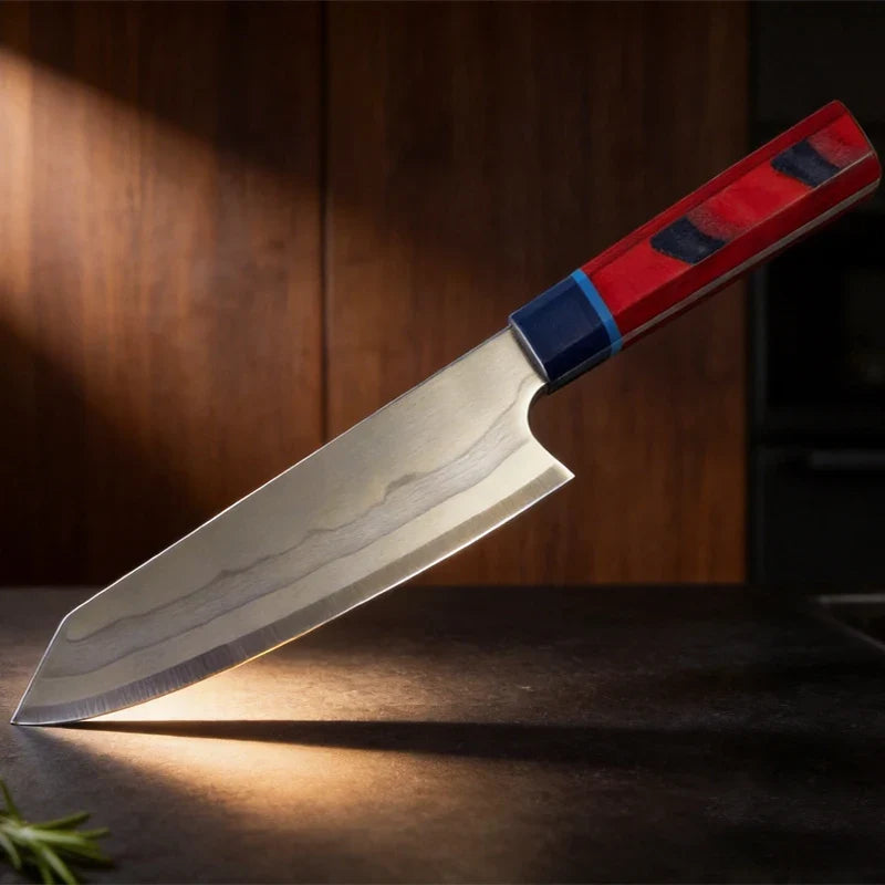 COOKCRAZE Damascus Steel Chef Knife | Glow Handle | 205mm