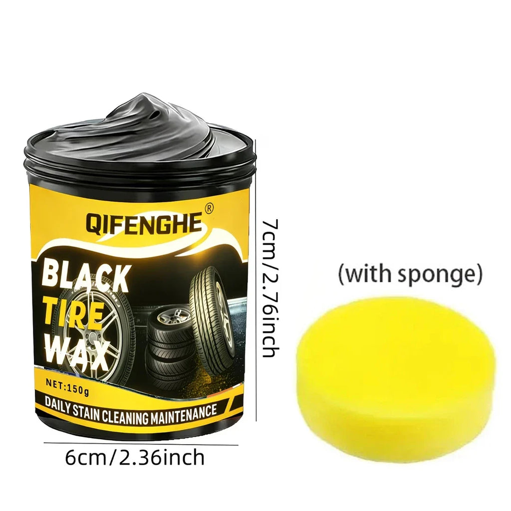 Black Tire Wax – Car Tire Polish, Cleaner & Long-Lasting Shine