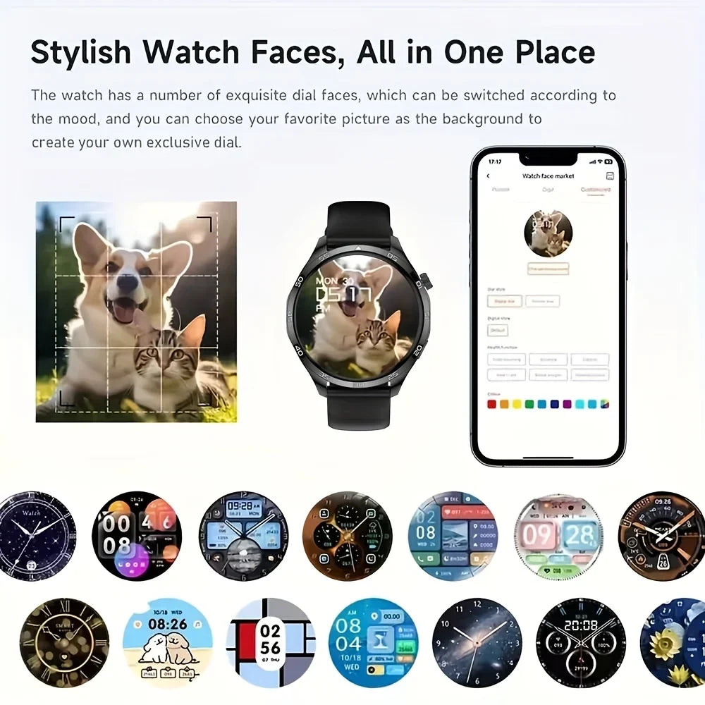 ERUN Smart Watch 1.5" Touch Screen, Call Alerts & Sports Tracker