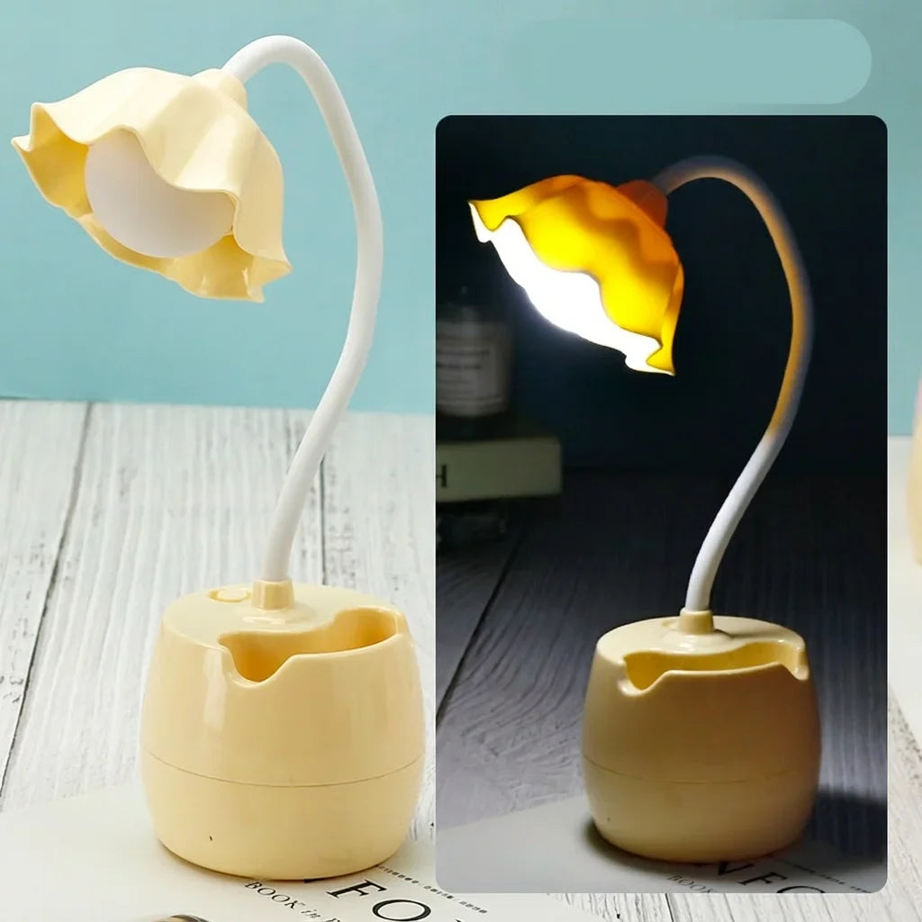 Pen Holder Lamp Multi-functional Usb Reading Light Eye-friendly Study