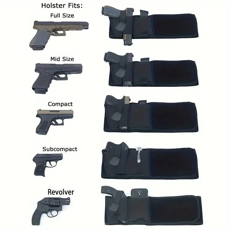2026 Tactical Waist Band Belt Outdoor Hunting Fitness Gun Holster