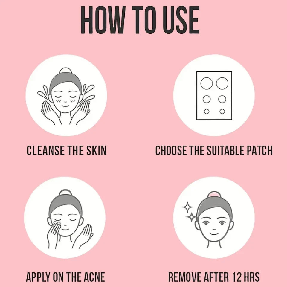 Star-Shaped Hydrocolloid Acne Patches 40ct | Alcohol-Free