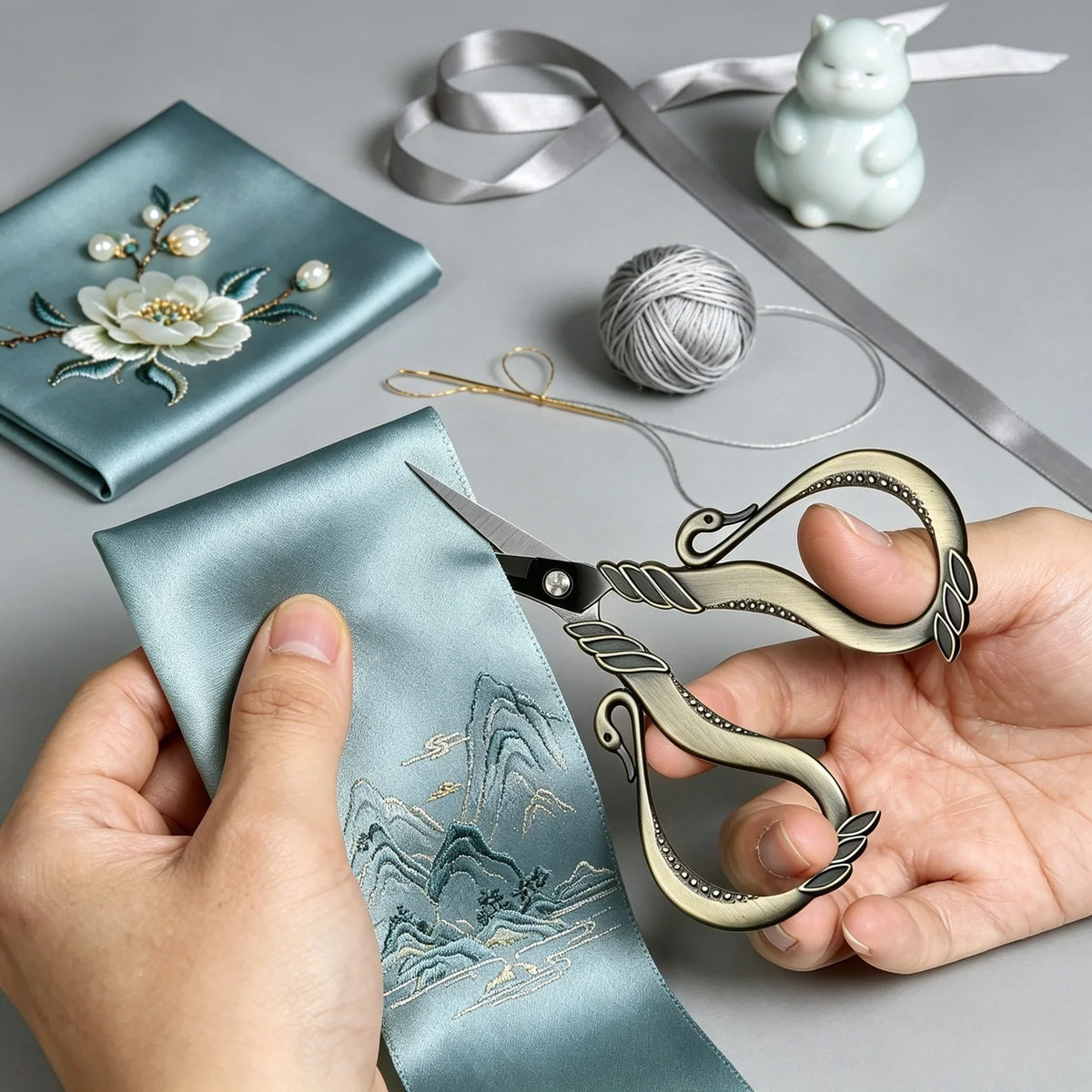 Embroidery Scissors – Stainless Steel Sewing Shears 1-2 Pcs