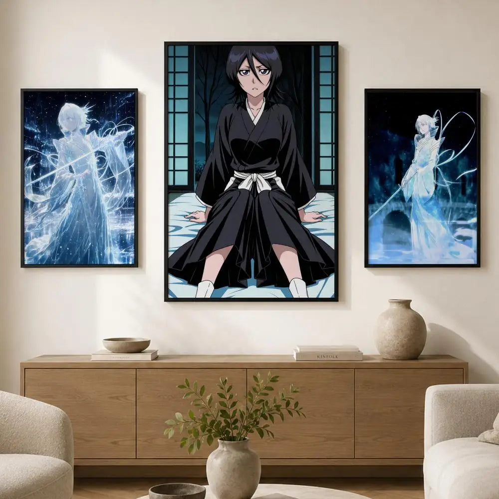 Rukia Kuchiki Anime Wall Poster | HD Self-Adhesive Decor
