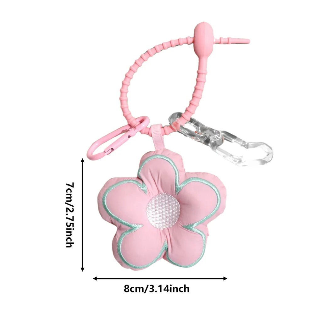 Flower-Shaped Keychain Pendant | Cute Cartoon Gift for Women