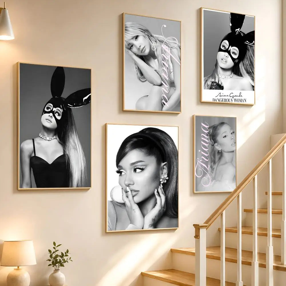Ariana Grande HD Waterproof PVC Poster Stickers | Wall Decor