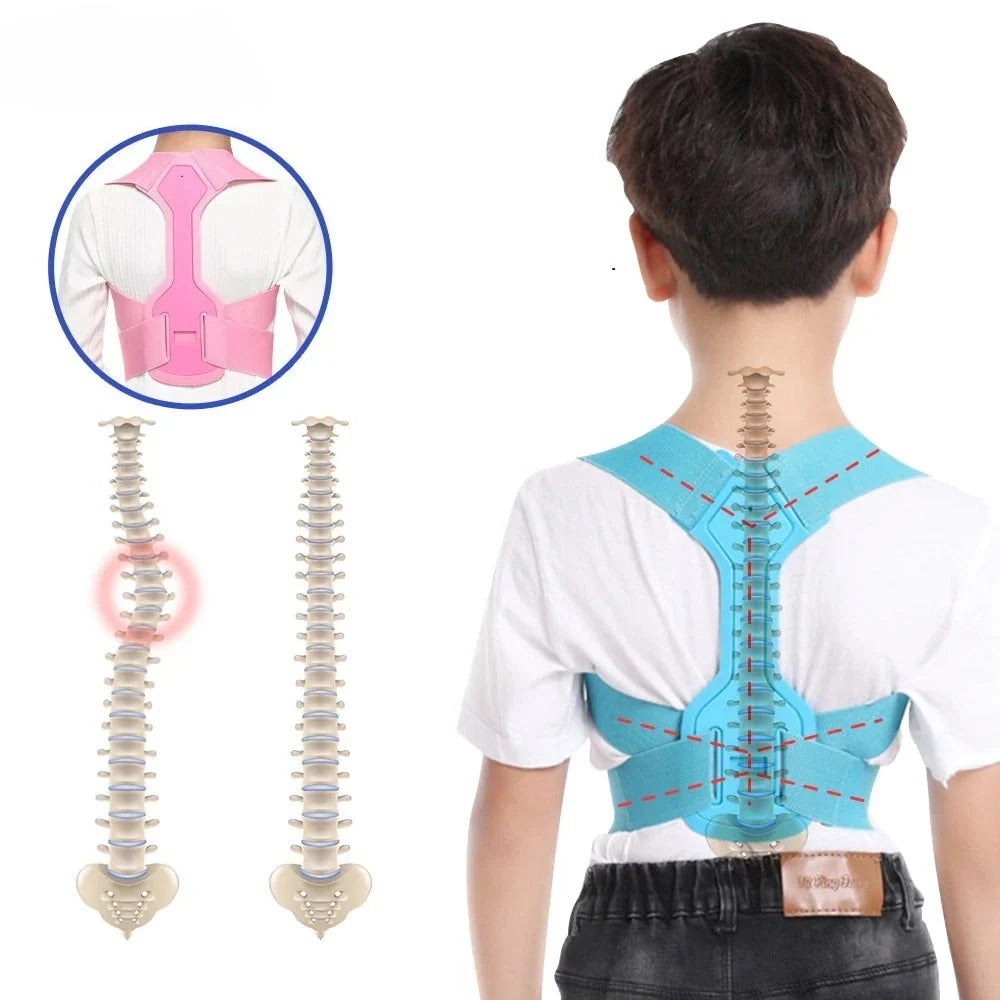 Kids Adjustable Posture Corrector | Back & Shoulder Support Belt