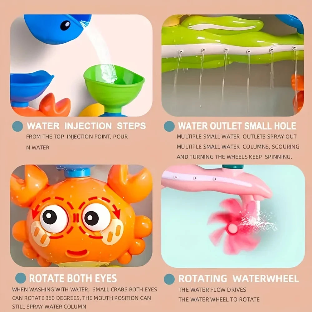 Boys Girls Bath Toys Suitable Youngsters Children Baby Tub Bathtub
