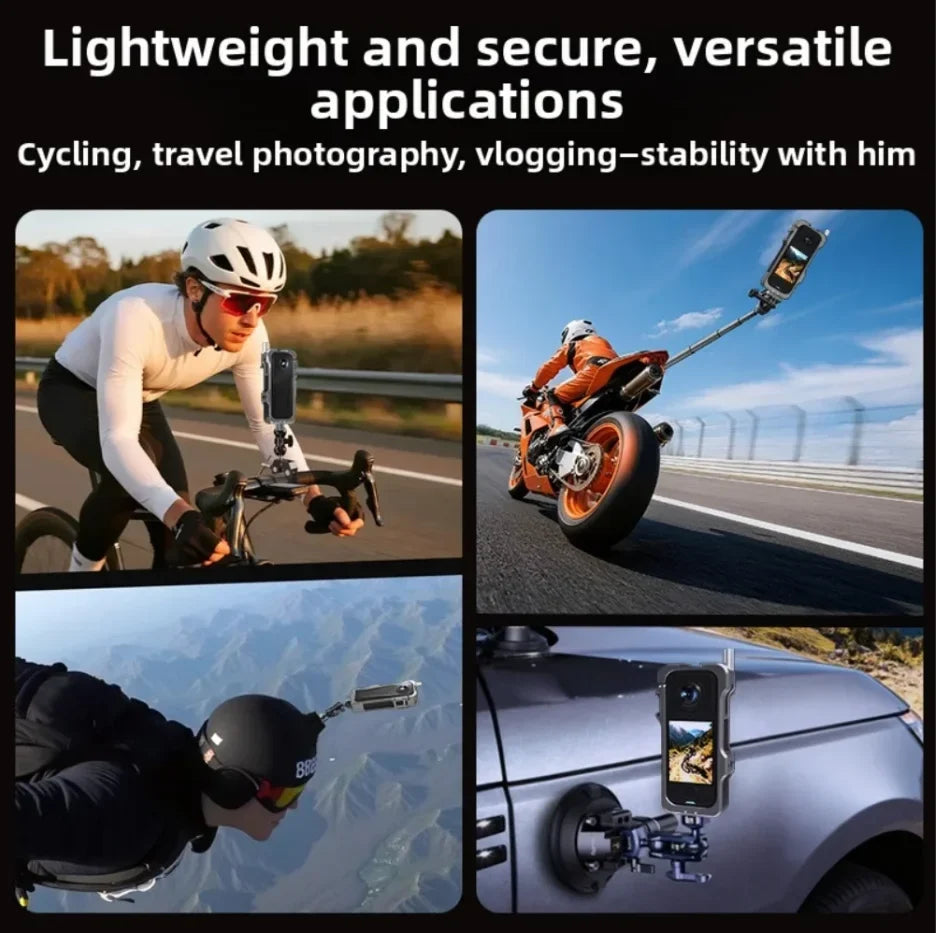 Aluminum Alloy Cage Frame for Insta360 X4 Air/X5/X4/X3