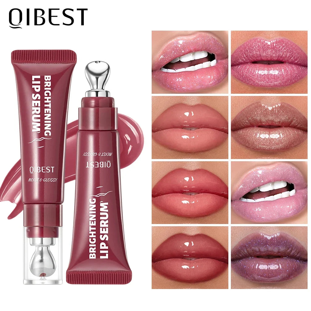 QIBEST Crystal Jelly Lip Gloss – 8 Colors, Mirror Shine