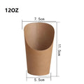 15 50 French Fries Holder Disposable Paper Cups Charcuterie All