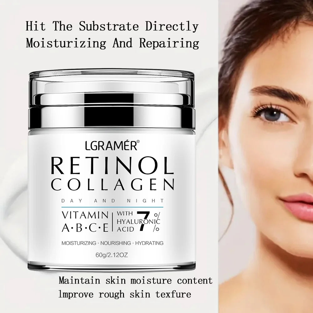 REAROYA Retinol Anti-Aging Face Cream – Collagen & Hyaluronic 60ml