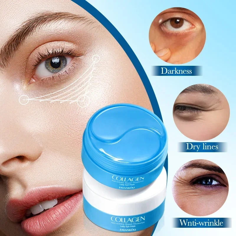 Crystal Collagen Eye Masks 60 Pcs – Brighten & Firm Under Eyes