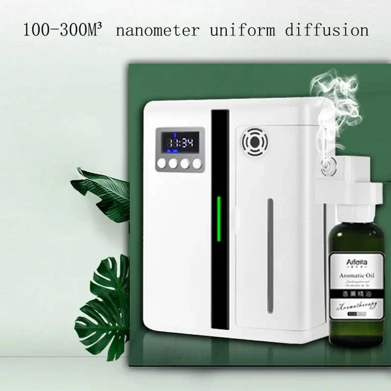 HOMEFISH 160ml Wall-Mounted Scent Diffuser with Fan | Large Area