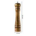 Oak Wood Pepper & Spice Mill Grinder – Ceramic Core Set
