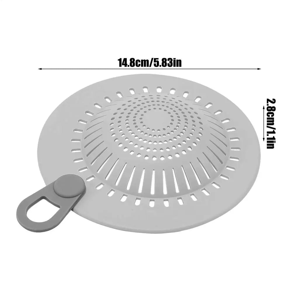 Silicone Drain Hair Catcher – Shower & Kitchen Strainer