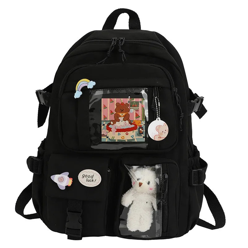 Cute Girls School Backpack – Teen & Women Laptop Bag