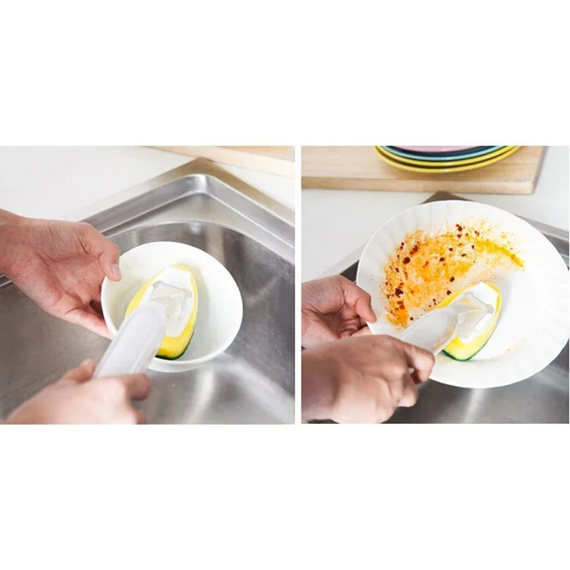 Dish Wand Soap Brush & Sponge Refill Set | Kitchen Scrubber