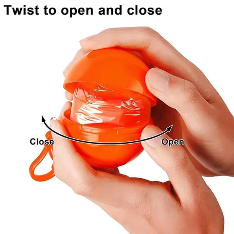 Portable Disposable Raincoat with Keychain Ball | Adult Poncho