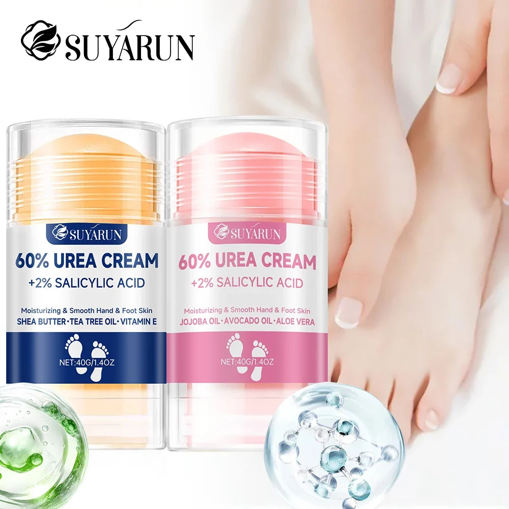 60% Urea Foot Cream Stick – Cracked Heel Repair & Deep Hydration, 40g