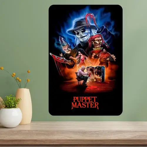 Puppet Master Classic Movie Metal Poster Sign | Retro Wall Art