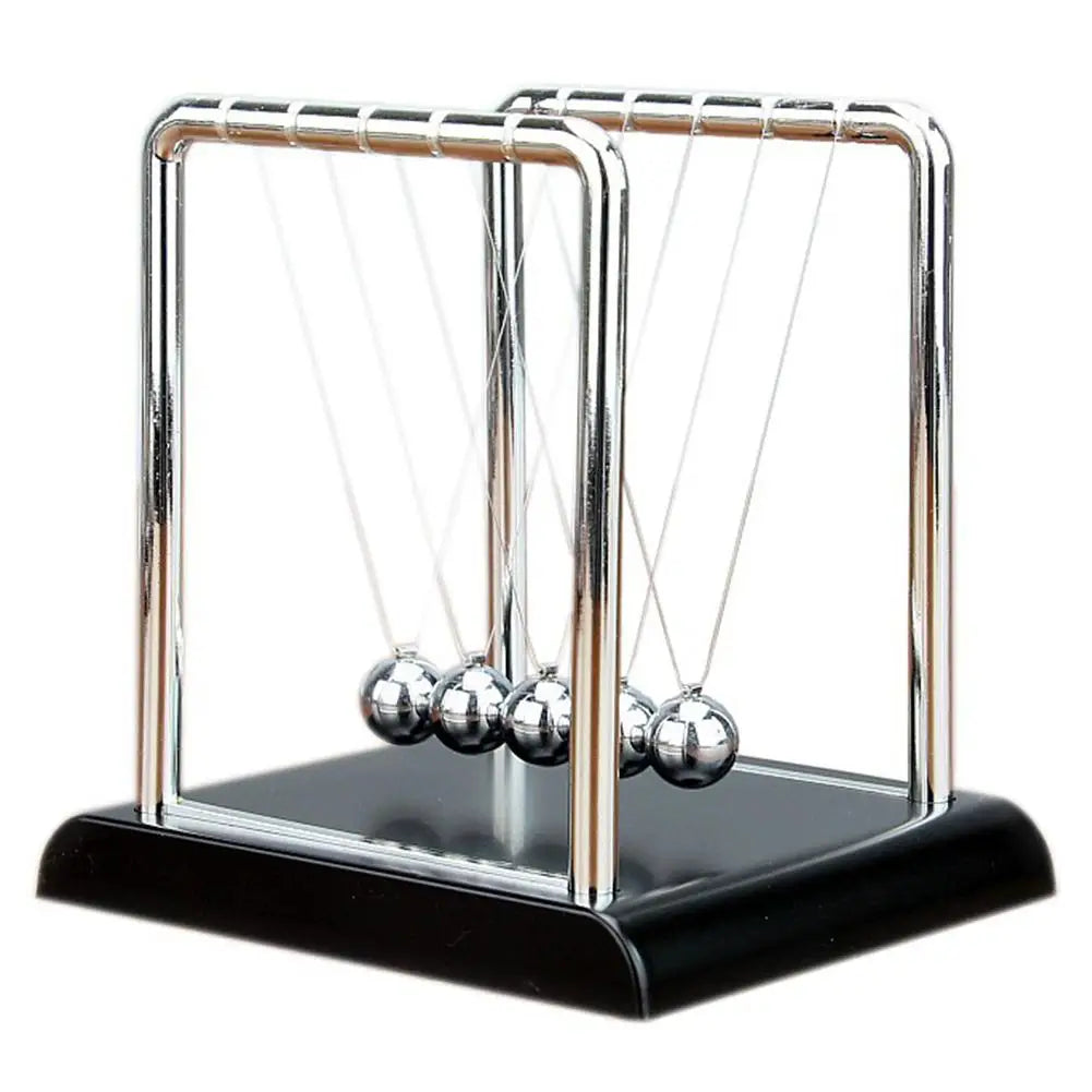 Newton's Cradle Steel Pendulum Toy – Physics Desk Decor