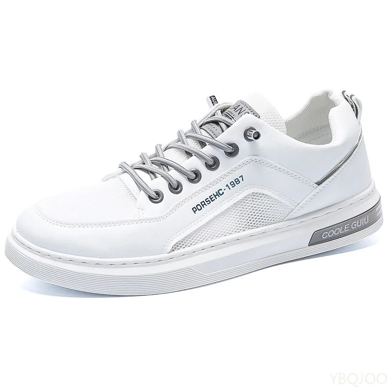 YBQJOO Men's Mesh Sneakers – Lightweight Breathable Casual Shoes